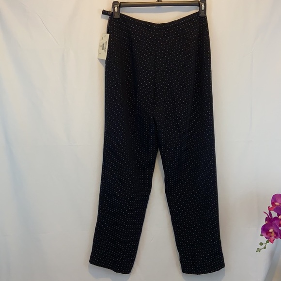 Women’s First Issue Liz Claiborne Suit Lined Pants Navy and Pink Size 6 - Picture 3 of 7